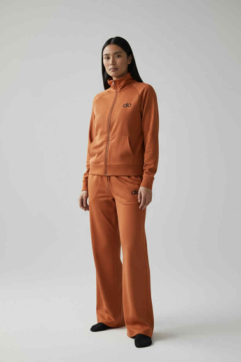 Zip-Up Track Jacket and Coords (Free Size S-XL)