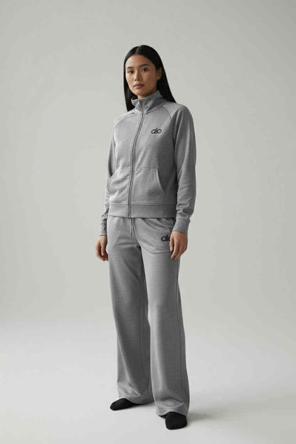 Zip-Up Track Jacket and Coords (Free Size S-XL)