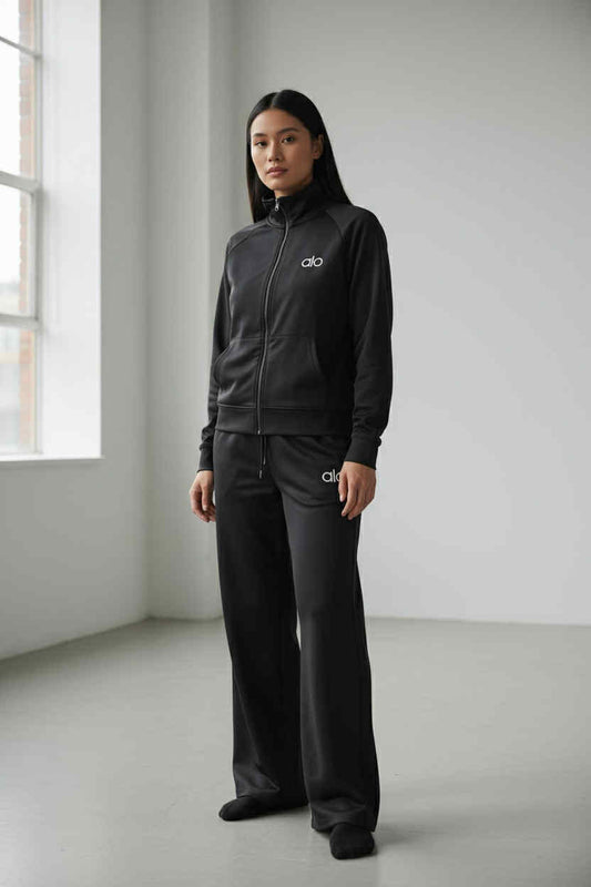 Zip-Up Track Jacket and Coords (Free Size S-XL)